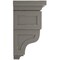 Ekena Millwork 7"W x 7 3/4"D x 14"H Jumbo Reyes Wood Vintage Decor Corbel, Reclaimed Grey CORWD07X07X14RYGY - alternate 3